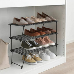 Shoe Rack Organiser Stackable Steel Hallway Shoe Storage Shelve - thumbnail 5