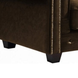 Furniture Instore Chesterfield Brown Leather Antique 3+2 Seater Sofa Set - thumbnail 6