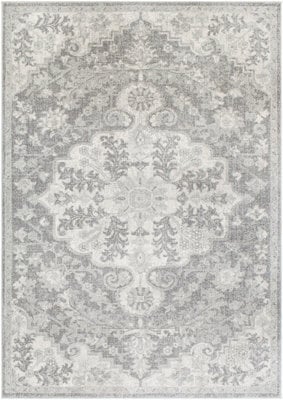 Livabliss Harput-Vintage Blue Orange Yellow Grey Traditional Boho Living Dining Bedroom Rug 160 X 220 Cm Easy Care, Non Shedding - image 1