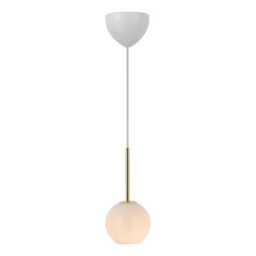 Nordlux Franca Glass Pendant Light Hand Blown Glass Brass,mains - thumbnail 2