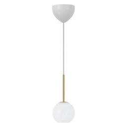Nordlux Franca Glass Pendant Light Hand Blown Glass Brass,mains - thumbnail 4
