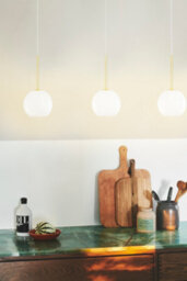 Nordlux Franca Glass Pendant Light Hand Blown Glass Brass,mains - thumbnail 5