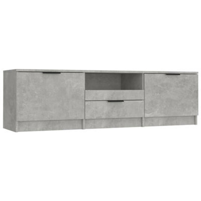 Vidaxl Tv Cabinet Concrete Grey 140X35X40 Cm Engineered Wood - image 1