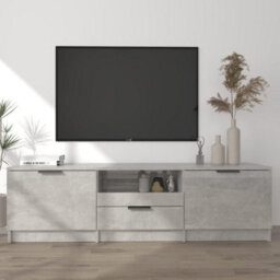 Vidaxl Tv Cabinet Concrete Grey 140X35X40 Cm Engineered Wood - thumbnail 2
