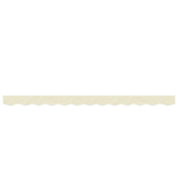Walplus Replacement Fabric For Awning Garden Sun Shade Canopy Gazebo For Back Door, Porch, Patio Valance Cream Stripe 3 M - thumbnail 3