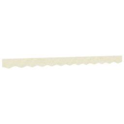 Walplus Replacement Fabric For Awning Garden Sun Shade Canopy Gazebo For Back Door, Porch, Patio Valance Cream Stripe 3 M - thumbnail 2