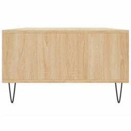 Berkfield Sturdy Coffee Table Sonoma Oak 104X60X35 Cm Engineered Wood - thumbnail 7