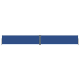 Berkfield Retractable Side Awning Blue 160X1200 Cm - thumbnail 2