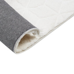 Beliani Faux Fur Rug Thatta White 160 X 230 Cm - thumbnail 6