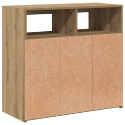 Walplus Sideboard With Led Lights Artisan Oak 80X35X75 Cm Engineered Wood - thumbnail 9