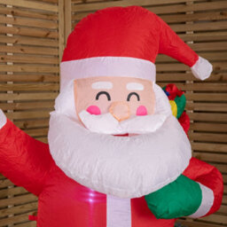 Samuel Alexander 6Ft (190Cm) Led Christmas Inflatables Outdoor Santa Claus With Gifts Decorations - thumbnail 3