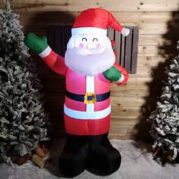 Samuel Alexander 6Ft (190Cm) Led Christmas Inflatables Outdoor Santa Claus With Gifts Decorations - thumbnail 1
