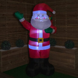 Samuel Alexander 6Ft (190Cm) Led Christmas Inflatables Outdoor Santa Claus With Gifts Decorations - thumbnail 2