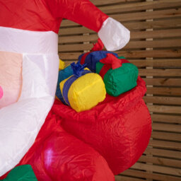 Samuel Alexander 6Ft (190Cm) Led Christmas Inflatables Outdoor Santa Claus With Gifts Decorations - thumbnail 7