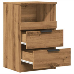 Berkfield Bedside Cabinet Artisan Oak 40X36X65 Cm Engineered Wood - thumbnail 8