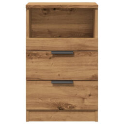 Berkfield Bedside Cabinet Artisan Oak 40X36X65 Cm Engineered Wood - thumbnail 5
