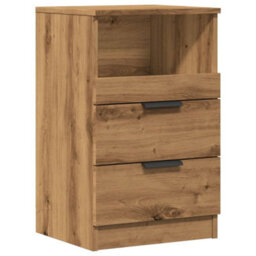 Berkfield Bedside Cabinet Artisan Oak 40X36X65 Cm Engineered Wood - thumbnail 2