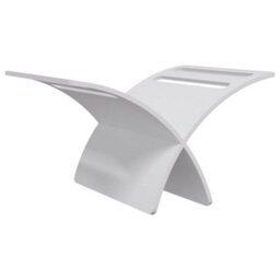 Walplus Wooden Magazine Rack Floor Standing White - thumbnail 7