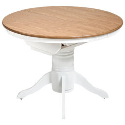 Beliani Extending Dining Table Akron Light Ash Wood 106/150 Cm 106 Cm Wood - thumbnail 4