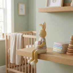 Garden Greatness Boy Resin Rabbit With Love Heart - thumbnail 2