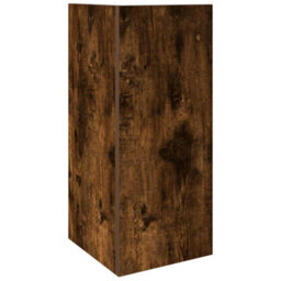 Berkfield Side Tables 2 Pcs With Shelf Smoked Oak 25.5X27X60 Cm - thumbnail 7