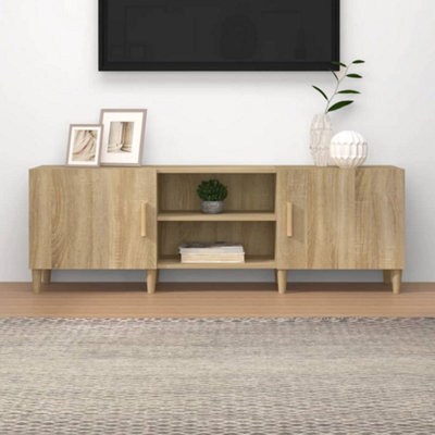 Vidaxl Tv Cabinet Sonoma Oak 150X30X50 Cm Engineered Wood - image 1
