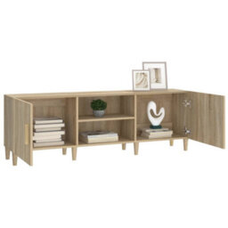 Vidaxl Tv Cabinet Sonoma Oak 150X30X50 Cm Engineered Wood - thumbnail 4