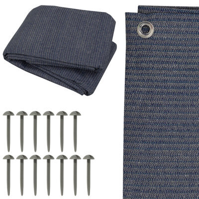 Andes Blue Weatherproof Tent/awning Carpet, Multi Purpose Camping Groundsheet, 2.5M X 2.5M - image 1