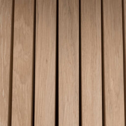 Wyld Haus Twillbury White Oak Round Dining Table 120Cm Slatted Conical Base - thumbnail 8