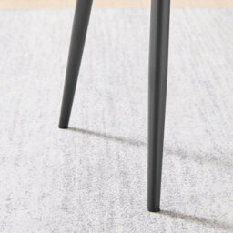 Furniturebox Uk Braxton 2X Tan Faux Leather Black Leg Dining Chair - thumbnail 7