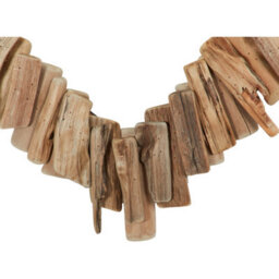 Biznest Driftwood Heart Shaped Wreath With Ribbon Wall Hanging Ornament Rustic Brown Home Decor Artwork Sculpture Gift Ideas 40 Cm - thumbnail 4