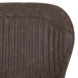 Seconique Quebec Dining Chairs X 4 In Brown Faux Leather Finish - thumbnail 7