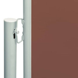 Walplus Patio Retractable Side Awning Garden Sun Shade Canopy Gazebo For Back Door, Porch, Patio 180X600 Cm Brown - thumbnail 3