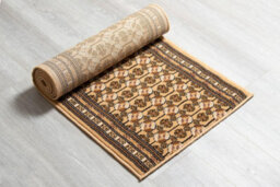 Bravich Beige Bokhara Hard Wearing Runner Mat - Texas - 60X450Cm (2'x15') - thumbnail 5