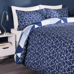 OHS Geometric Shapes Duvet Cover With Pillowcase Set Bedding Quilt - thumbnail 6
