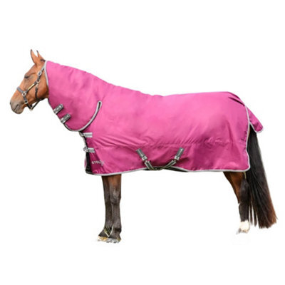 "Stormx Empra 200 Combi Combo Neck Horse Turnout Rug Purple (5 6"")" - image 1