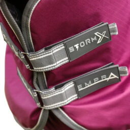 "Stormx Empra 200 Combi Combo Neck Horse Turnout Rug Purple (5 6"")" - thumbnail 3