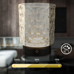 Briloner Sunora Glass Led Table Light Lamp Cordless Rechargeable Ip44 Dimmable Touch 15Cm - thumbnail 8
