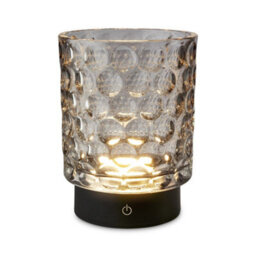 Briloner Sunora Glass Led Table Light Lamp Cordless Rechargeable Ip44 Dimmable Touch 15Cm - thumbnail 1