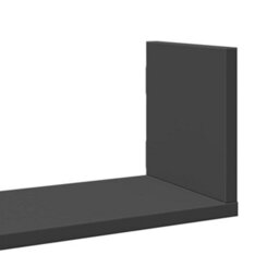 Berkfield Wall Shelves 3 Pcs Black 58X18X18 Cm Engineered Wood - thumbnail 7