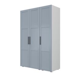 Atomia Contemporary Matt Dusk Blue Tall Triple Wardrobe (H)2247mm (W)1000mm (D)580mm - thumbnail 2