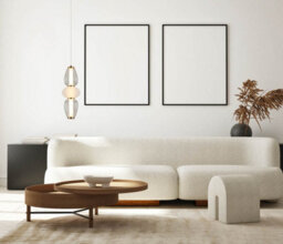 Luminosa Lighting Luminosa Gastel 45Cm Slim Pendant Ceiling Light Black, White 3000K Warm White - thumbnail 2