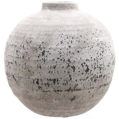 Hill Interiors Tiber Stone Vase Stone (36Cm X 36Cm X 36Cm) - image 1