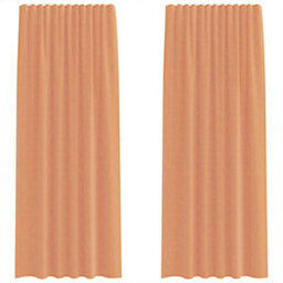 Berkfield Durable Voile Curtains With Rod Pockets 2 Pcs Terracotta