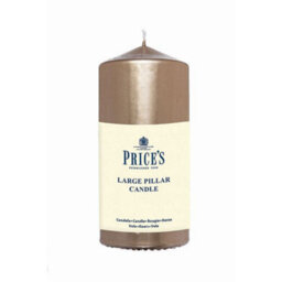 Prices Gold Pillar Candle 6 One Colour (One Size)