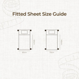MHG Living 100% Cotton Jersey Fitted Cot Sheet - Soft And Breathable Baby Bedding - Denim Blue & Sky Blue - Fits 120X60Cm - thumbnail 9