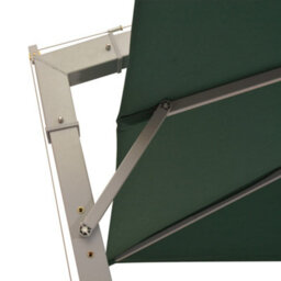 Walplus Hanging Garden Parasol 300X300 Cm Green Aluminium Pole - thumbnail 5