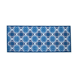 Artsy Doormats Blue Mosaic Tile Indoor Washable Doormat - thumbnail 3