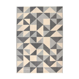 Melrose Creation Grey Tile Geometric Design Large Indoor Area Rug 160/230Cm - thumbnail 5