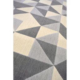 Melrose Creation Grey Tile Geometric Design Large Indoor Area Rug 160/230Cm - thumbnail 2